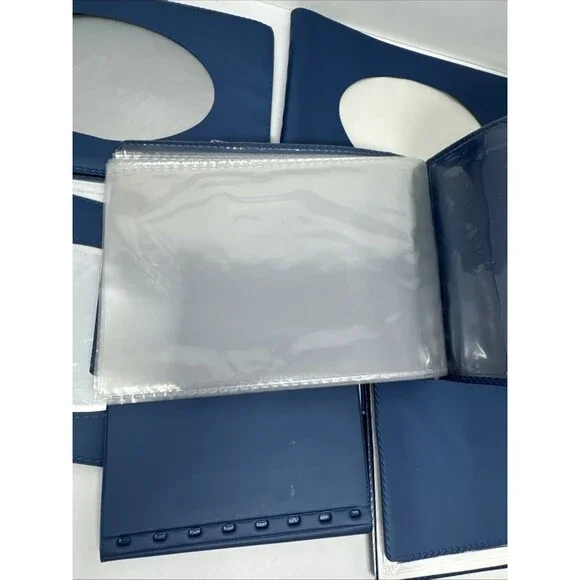 LOT OF 34 Vintage Walmart Spectra 35 Photo Albums Made In USA Mini 4x6 Blue - Picture 15 of 16